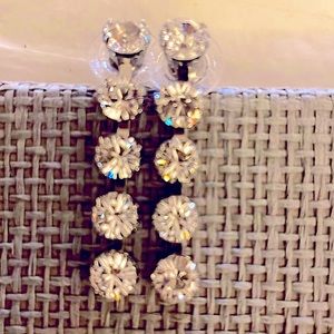Swarovski crystal drop earrings